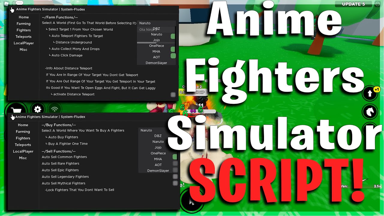 You are currently viewing Anime Fighters Simulator Script Auto Farm GUI 2022