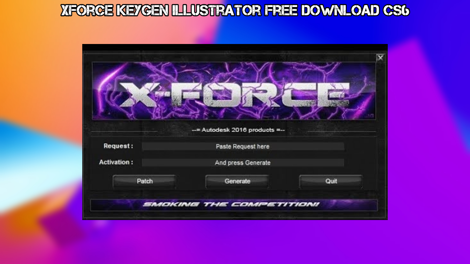 You are currently viewing Xforce Keygen Illustrator Free Download CS6