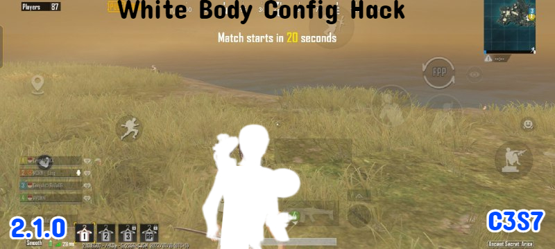 You are currently viewing PUBG BGMI White Body Config Hack 2.1.0 C3S7 Download