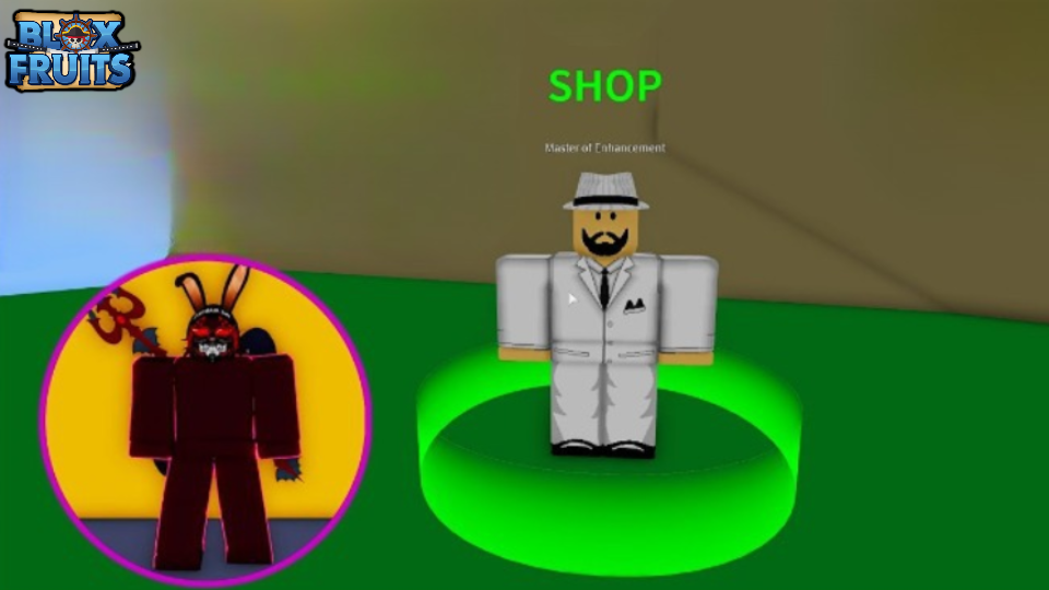 Master of Auras (Enhancement Shop) Server Hop! Bloxfruits 