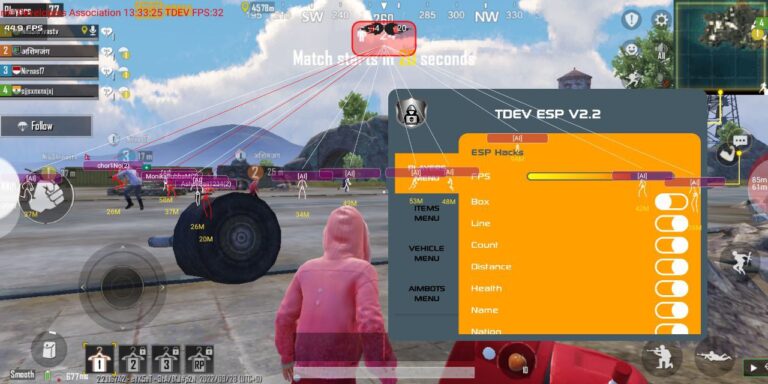Read more about the article PUBG BGMI 2.2 VIP ESP Hack Free Download C3S8