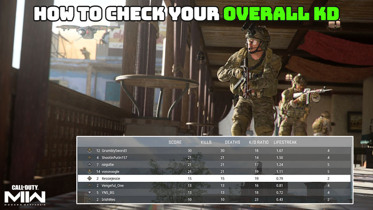 You are currently viewing How To Check Your Overall KD In MW2