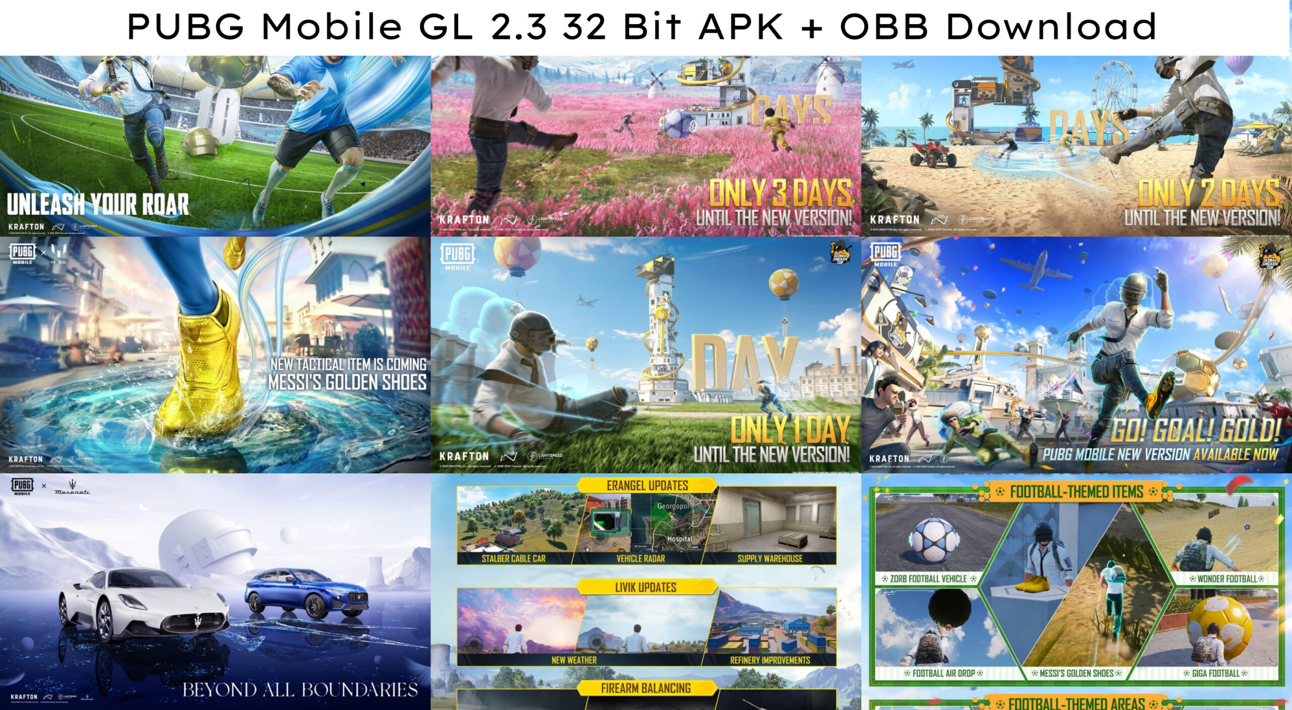 You are currently viewing PUBG Mobile GL 2.3 32 Bit APK + OBB Download