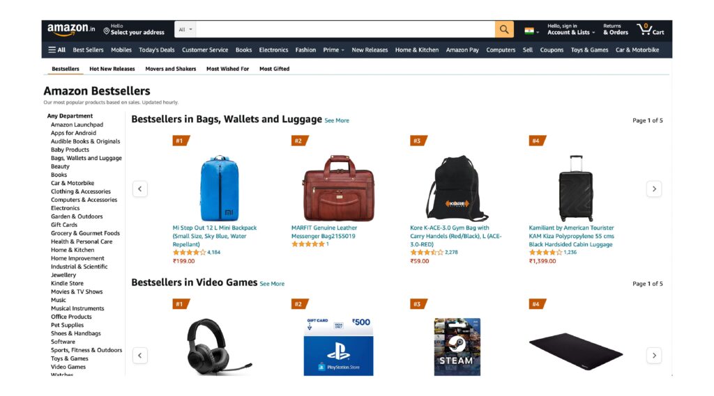 When displaying an Amazon product, provide a call to action.