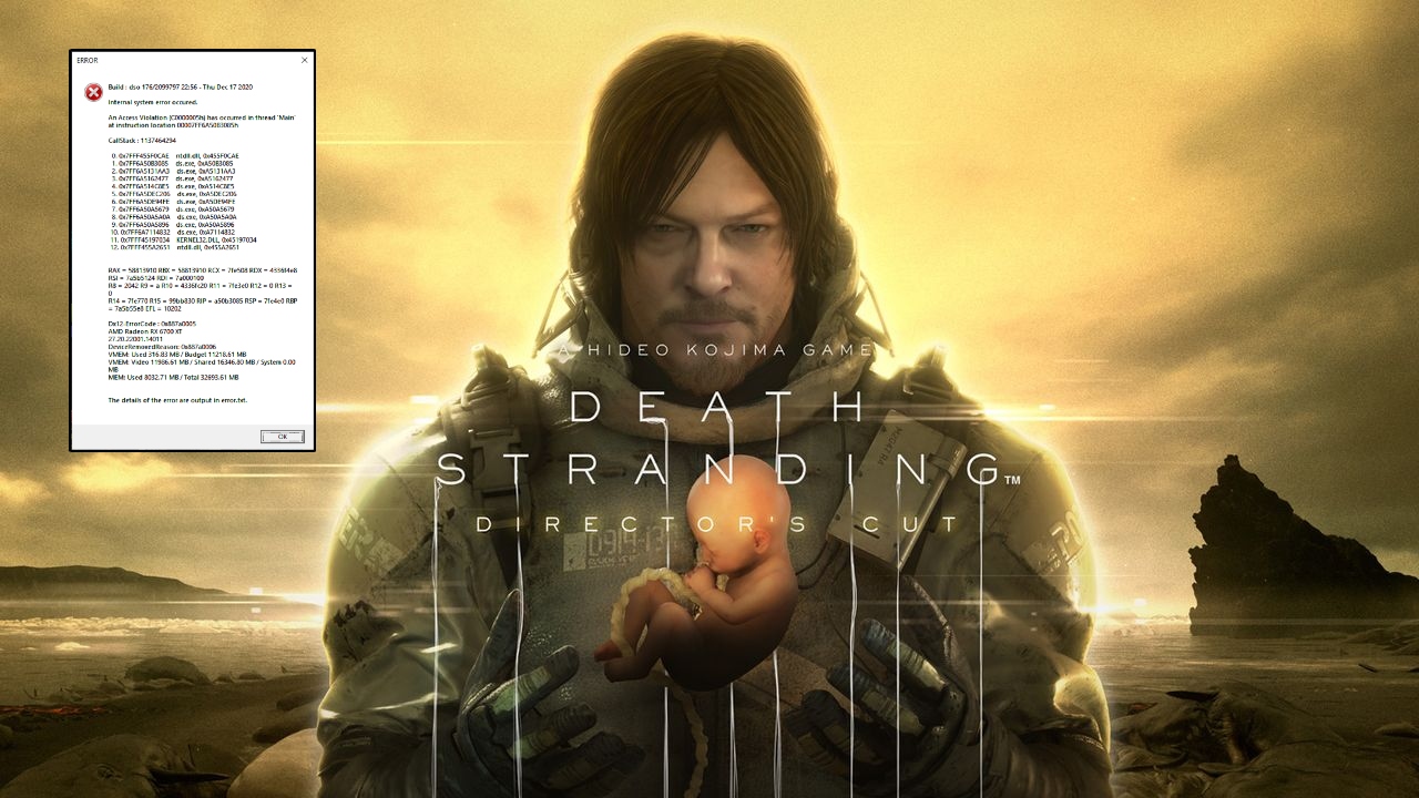 You are currently viewing Death Stranding PC Crash Access Violation 2023