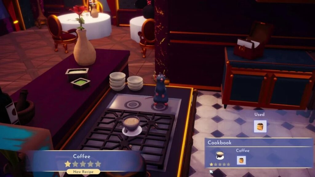 In Disney Dreamlight Valley, how do you unlock the coffee bean?