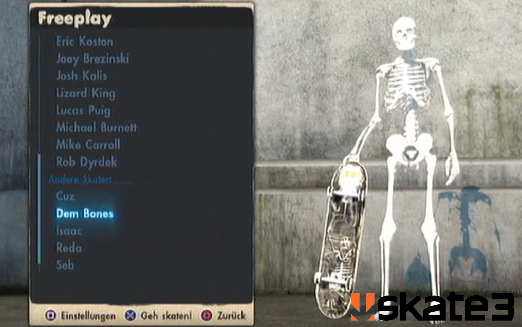Read more about the article How To Unlock And get Dem Bones In Skate 3 online