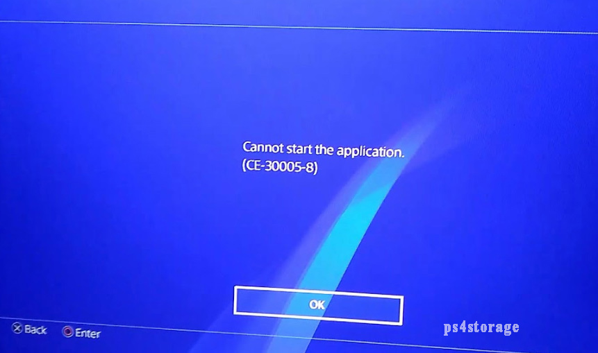 How to resolve PS4 error ce-30005-8