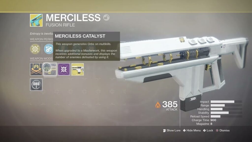 How To Get Destiny 2 Merciless?