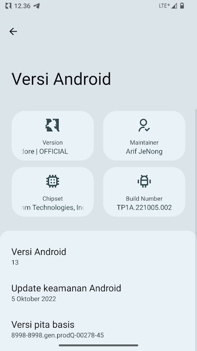 Android 13 Nusantara Project Rom 2023 for the Poco F1