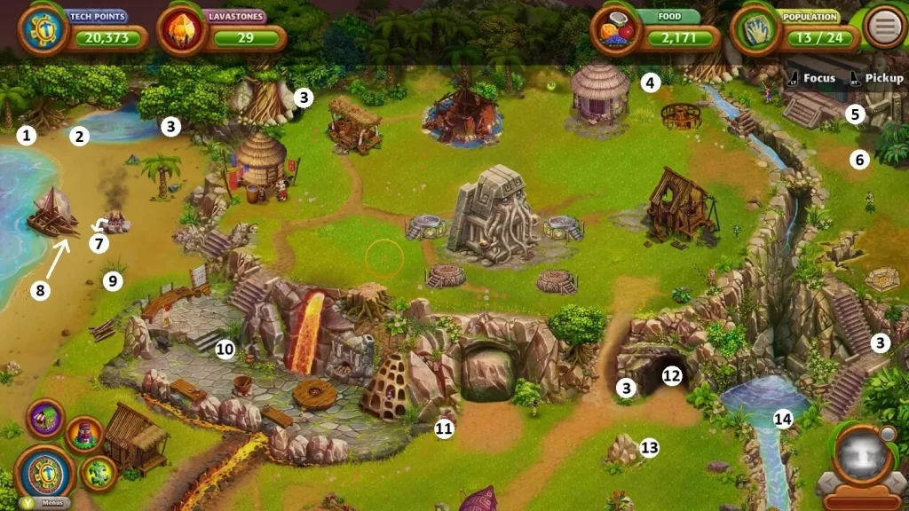 Crafting In Virtual Villagers Origins 2