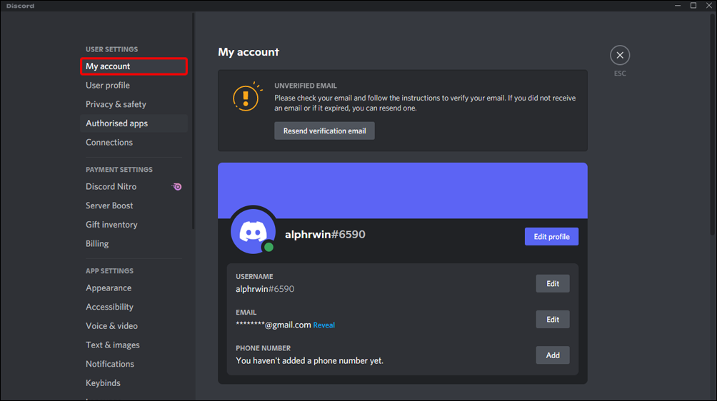 How to request Discord verification