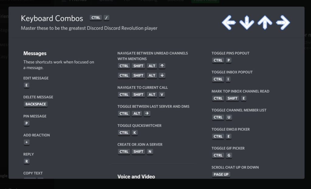 All of the Discord shortcuts and hotkeys