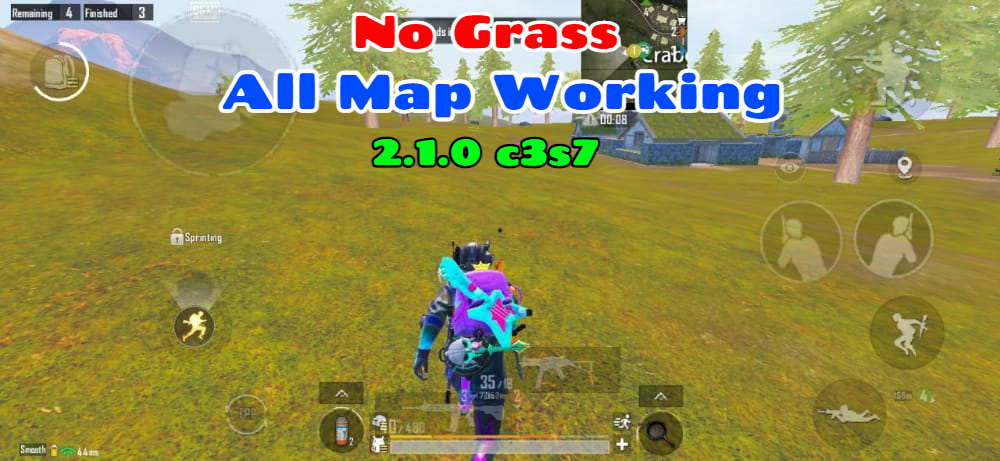 BGMI 2.1 Sanhok NoGrass NoTree MOD OBB