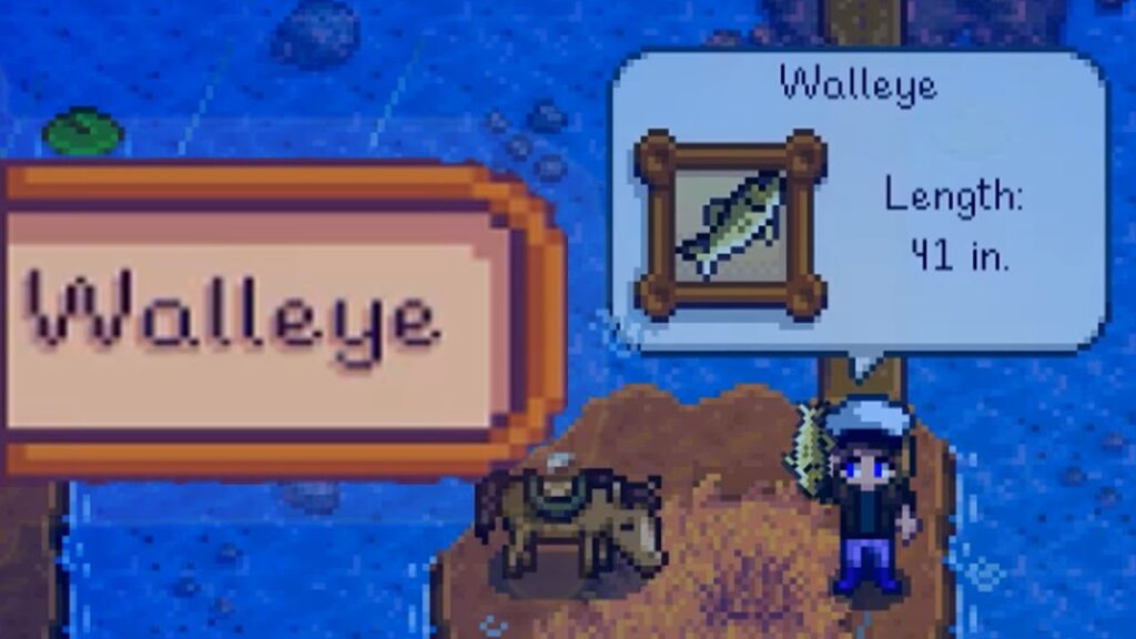 In Stardew Valley, How to Catch a Walleye