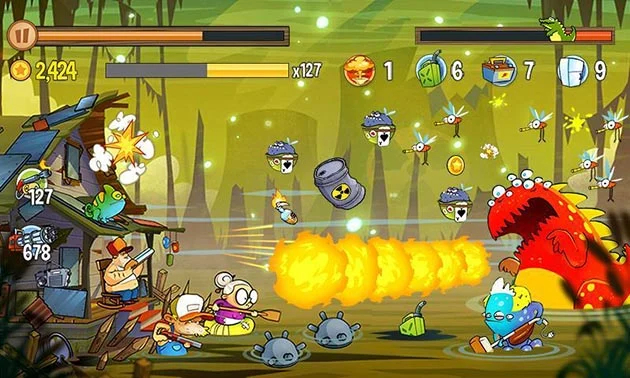 Features MOD APK of Swamp Attack