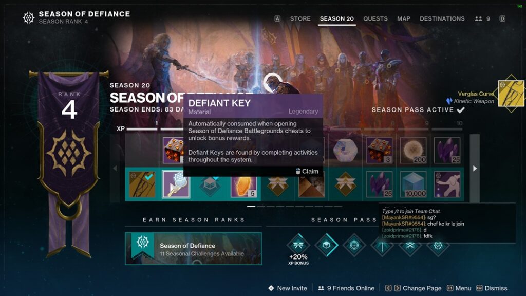 How To Get Defiant Keys