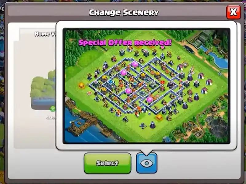 How to Alter the Scenic Settings in Clash of Clans