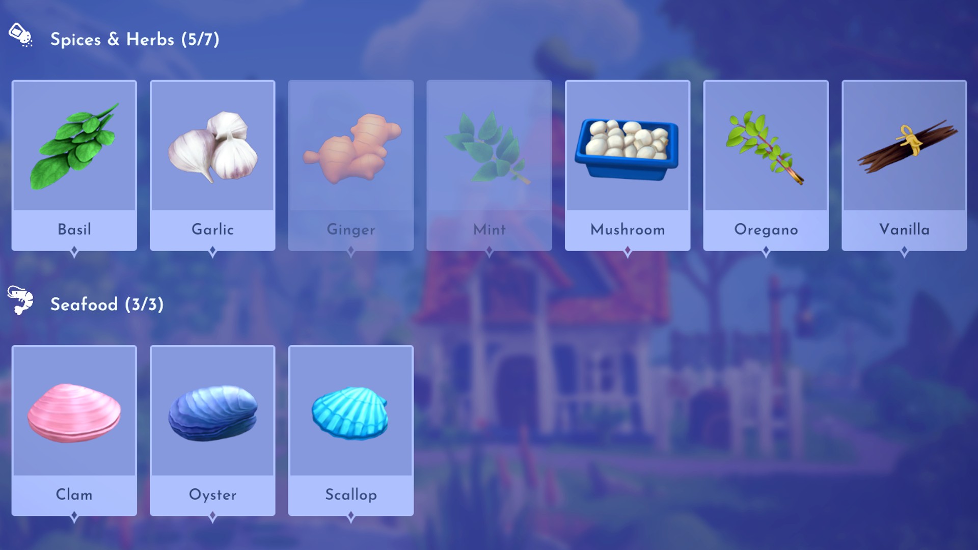 Purchase of Shellfish