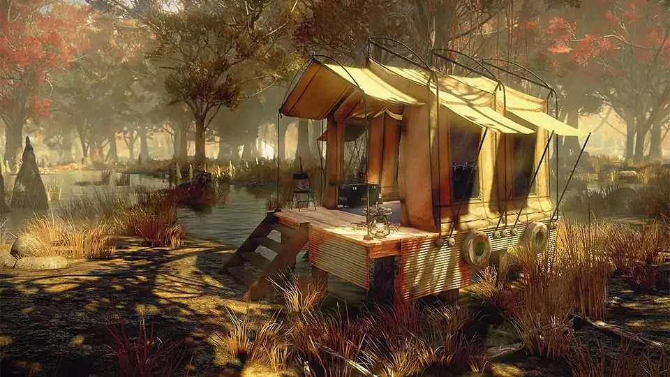 How to Set Up the Fallout 76 Survival Tent