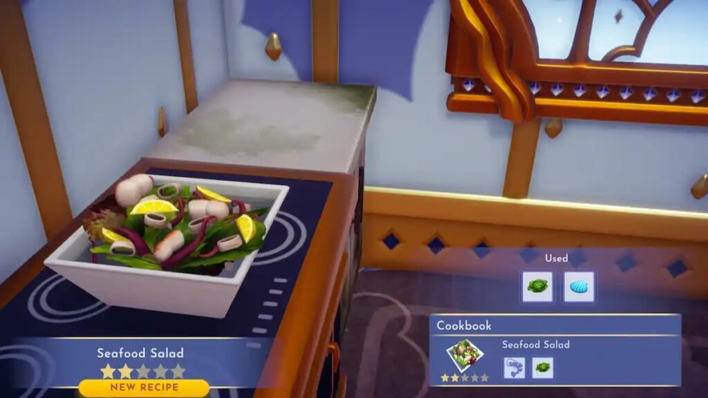 How To Make Seafood Salad In Dreamlight Valley