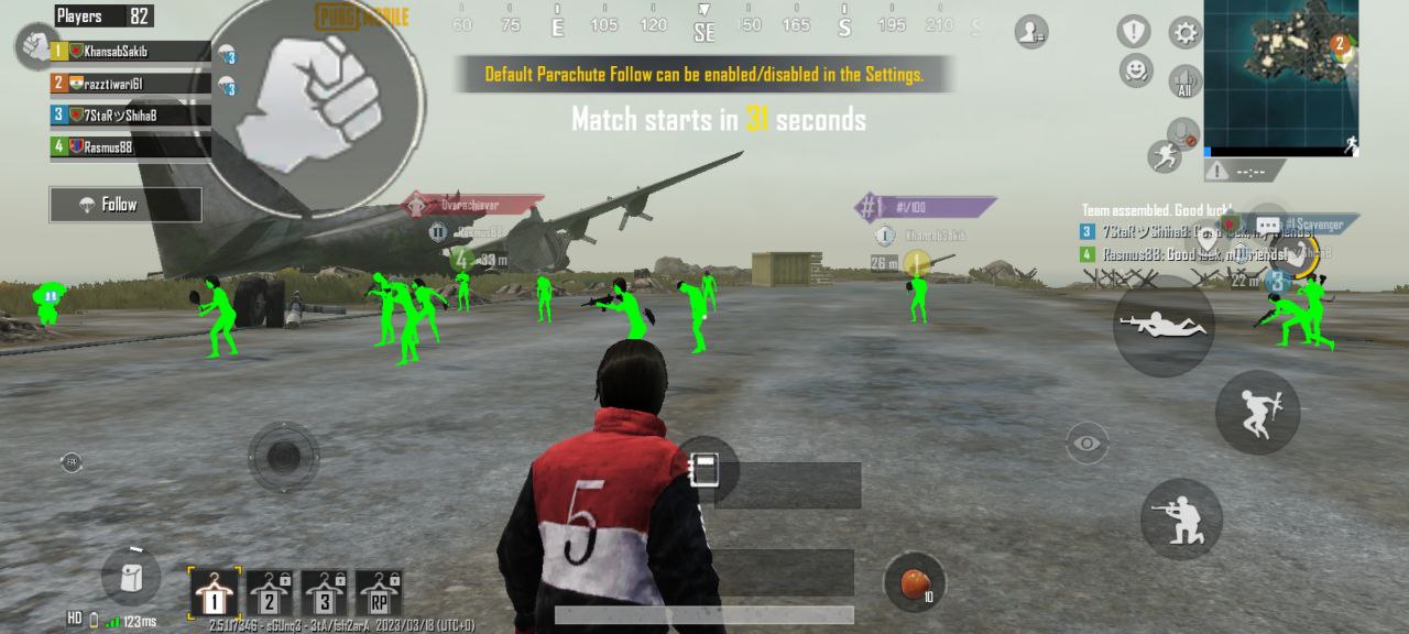 You are currently viewing PUBG Mobile 2.5.0 Taiwan Green Body Wall Hack Mod Apk C4S11