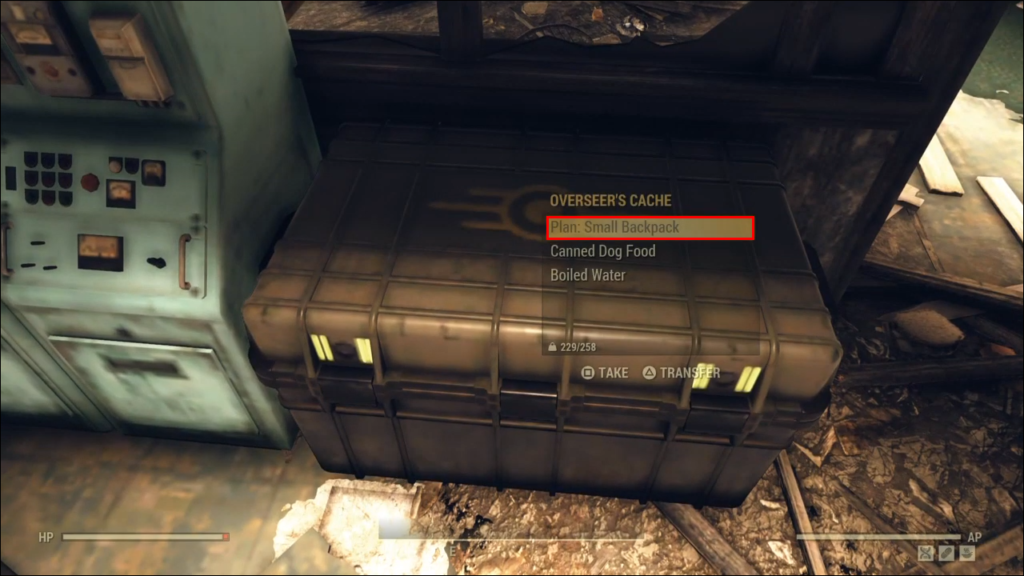 Backpack Modification in Fallout 76