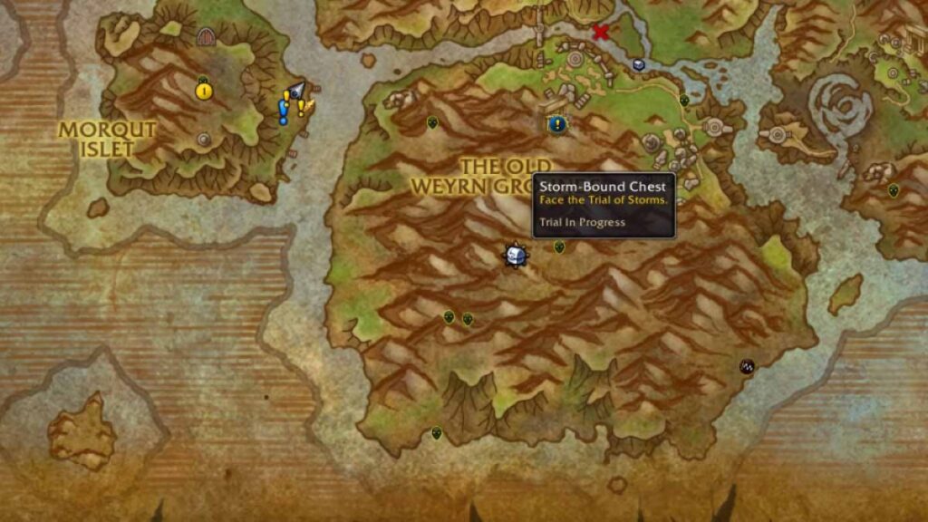 Storm-Bound Treasure Chest Location in World of Warcraft