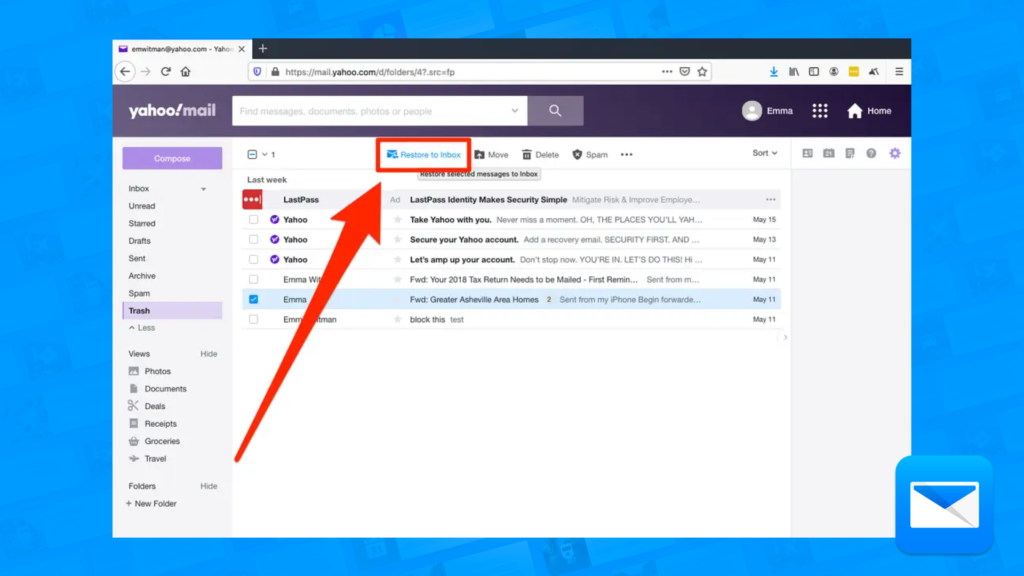 How To Recover Deleted Emails From Yahoo Account 2023