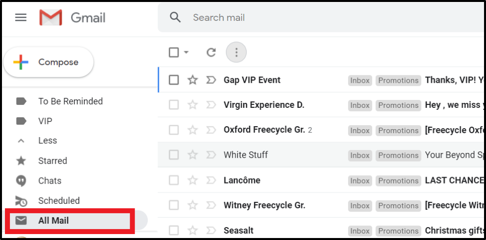 Where To Find Archived Mail In Gmail