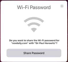How To Share Your Wi-fi Password From Your Iphone