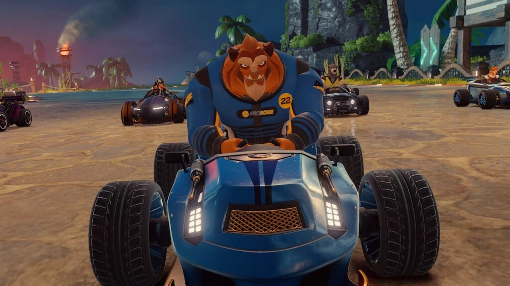 Disney Speedstorm has multiplayer modes that are competitive