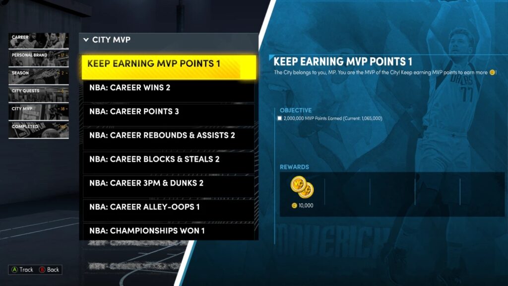 MVP Points in NBA 2K23?