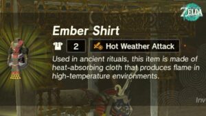 Read more about the article Zelda Tears Of The Kingdom : How To Get Ember Shirt In
