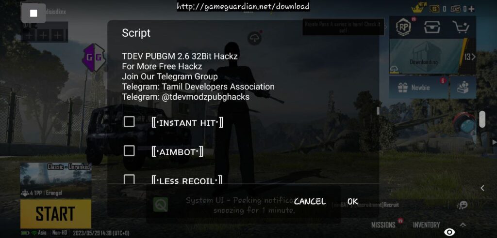 PUBG 2.6 Hack Script C4S12