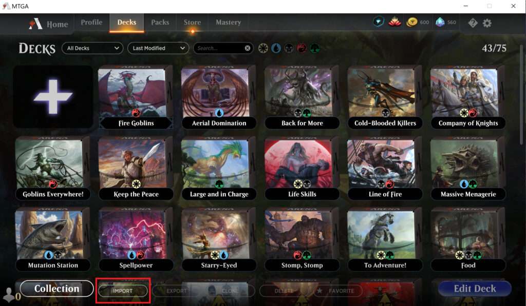 How To Build A Deck In Magic The Gathering Arena