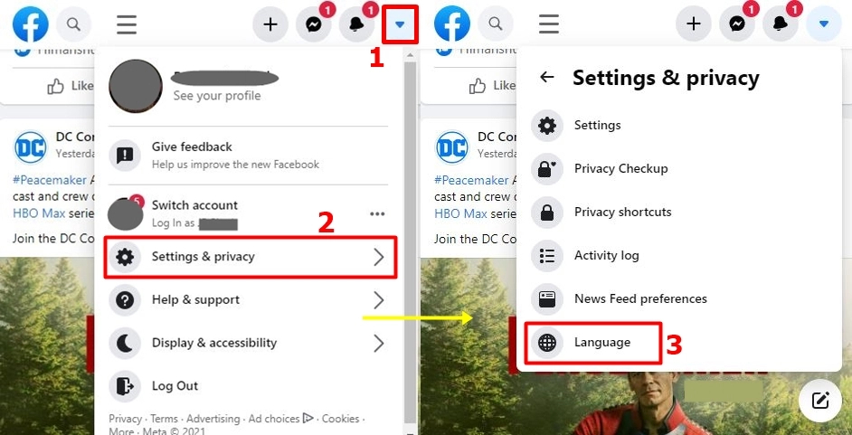 How To Change Language On Facebook When You Can't Read It