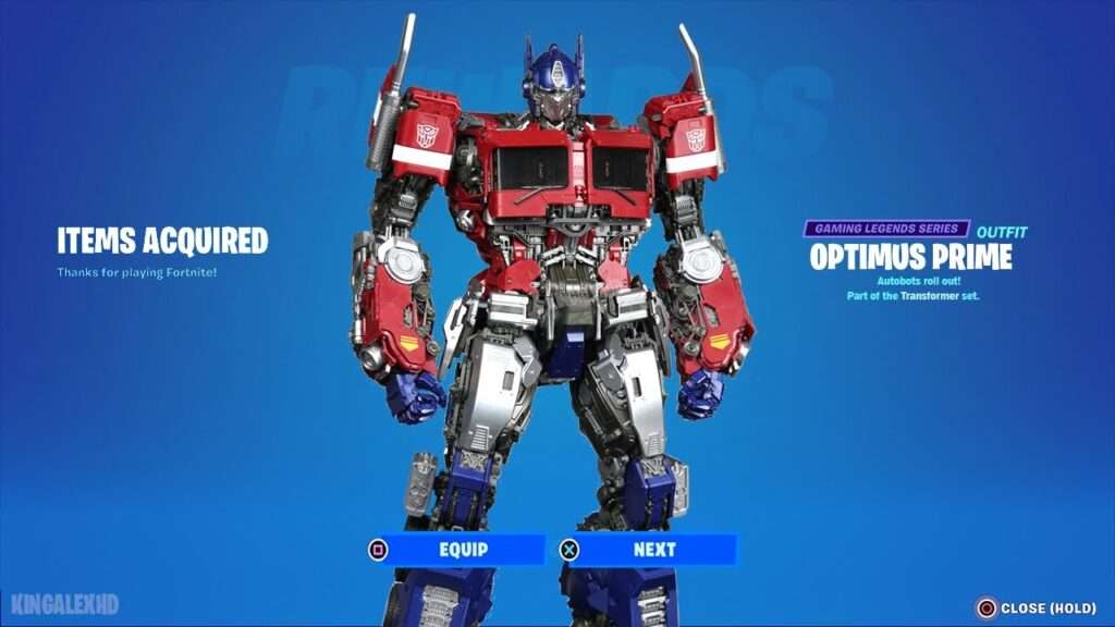 How To Get Optimus Prime In Fortnite Mythic