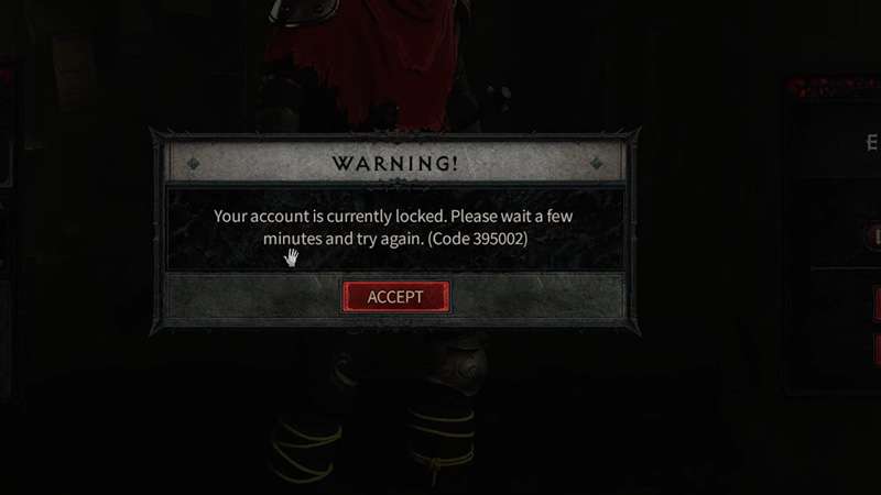 How To Fix Your Account Is Currently Locked In Diablo 4