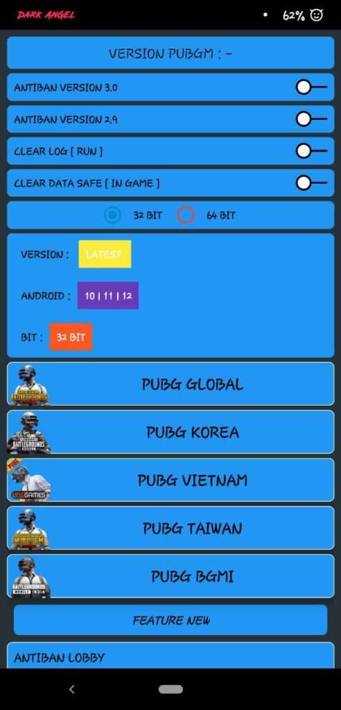 PUGB 2.6 TDEV Antiban APK C4S12