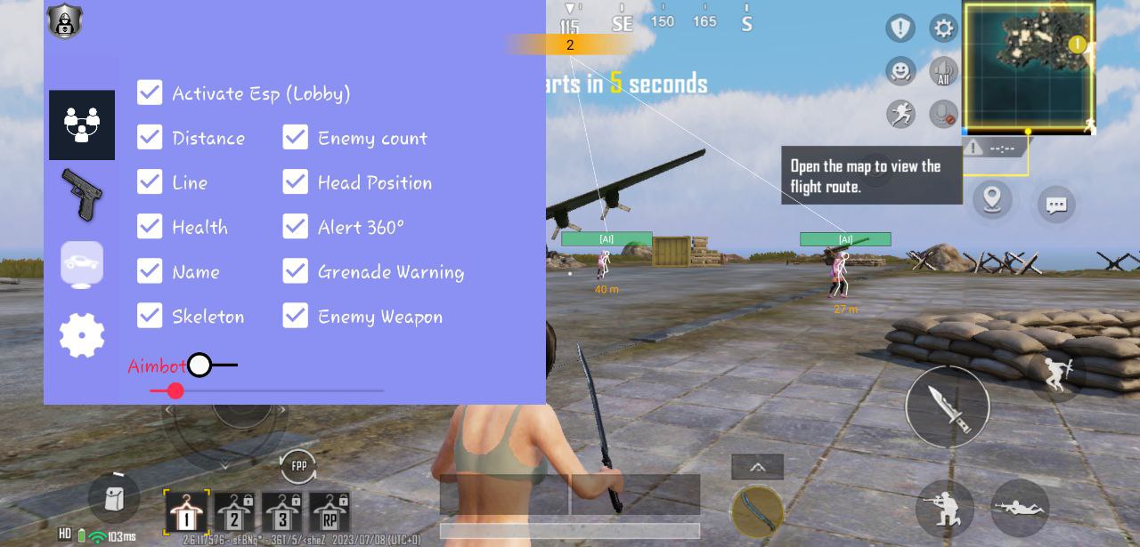 You are currently viewing BGMI 2.5.0 ESP + Aimbot Hack Apk Download July 10