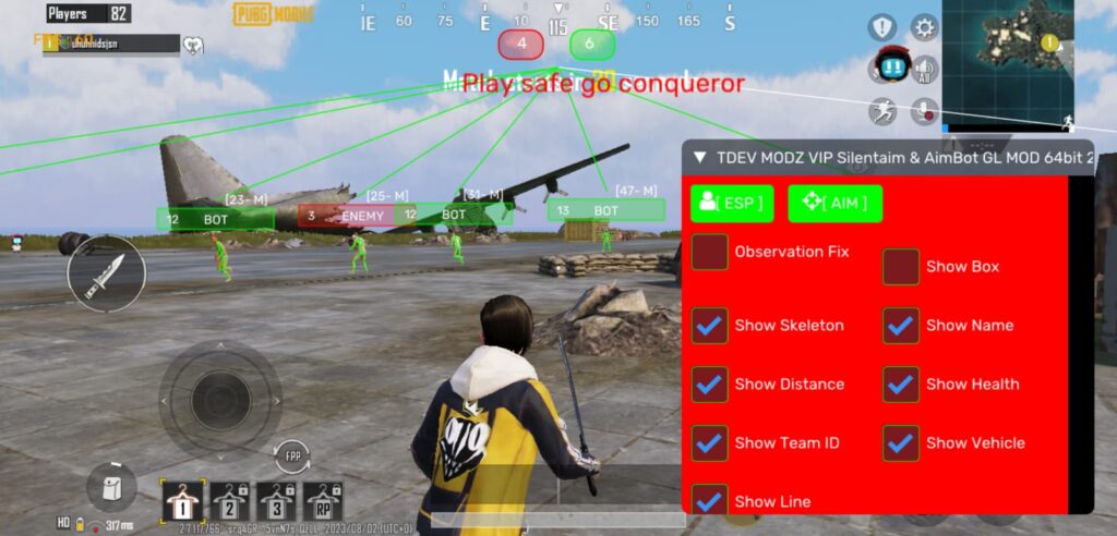 PUBG Mobile Global 2.7.0 Aimbot ESP Mod Apk