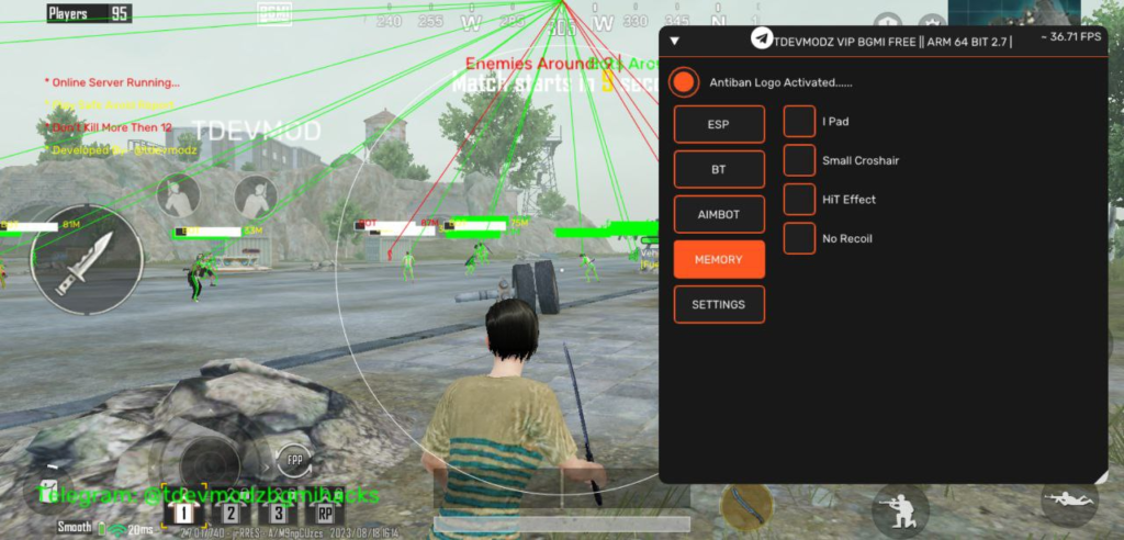 BGMI 2.7 Memory Hacks