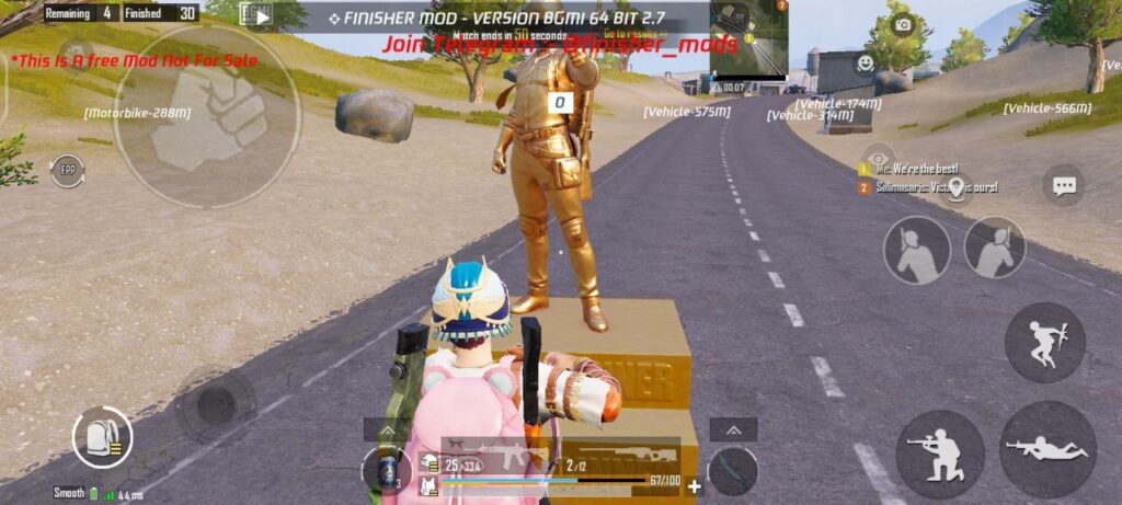 FINISHER MODS BGMI 2.7 ESP AIMBOT MOD APK