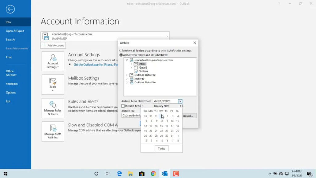 Outlook 365 Webmail