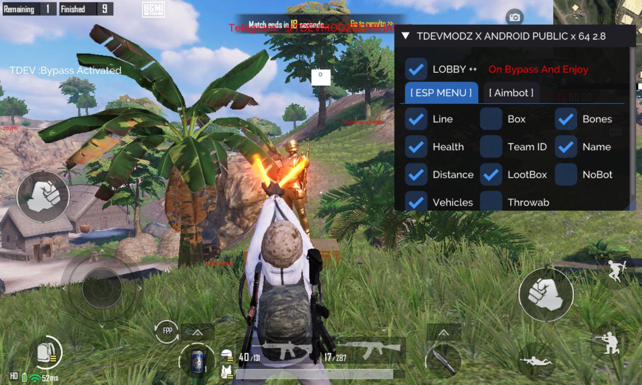 You are currently viewing BGMI 2.8 ESP Aimbot 64 Bit Mod Apk Hack Download