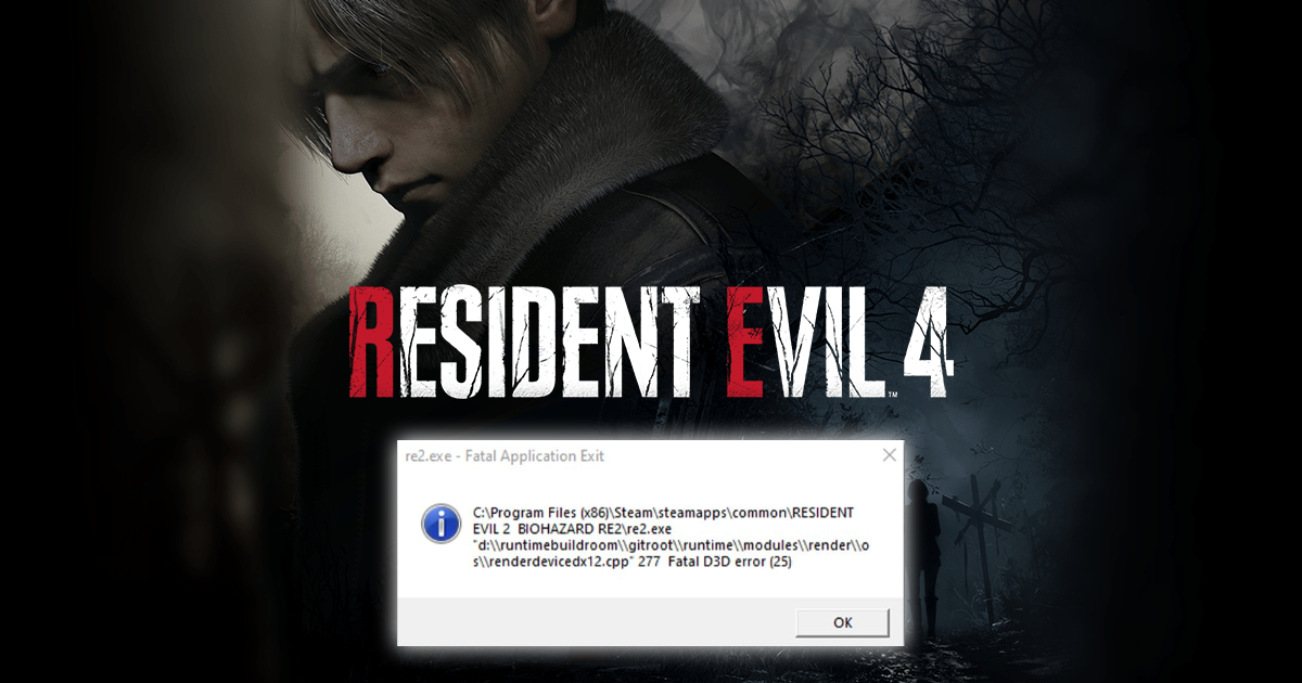 Read more about the article Fatal D3D Error Resident Evil 4 Remake How To Fix It