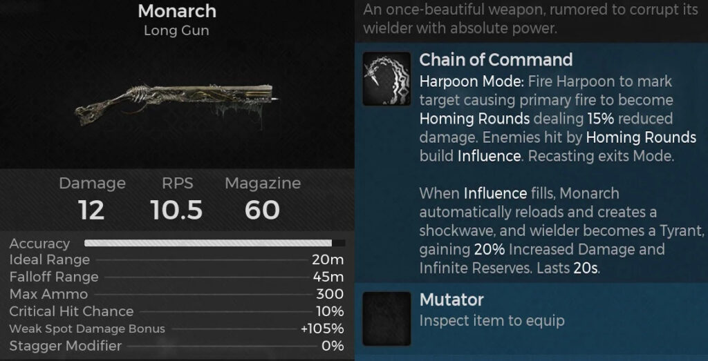 How the Monarch Long Gun made?