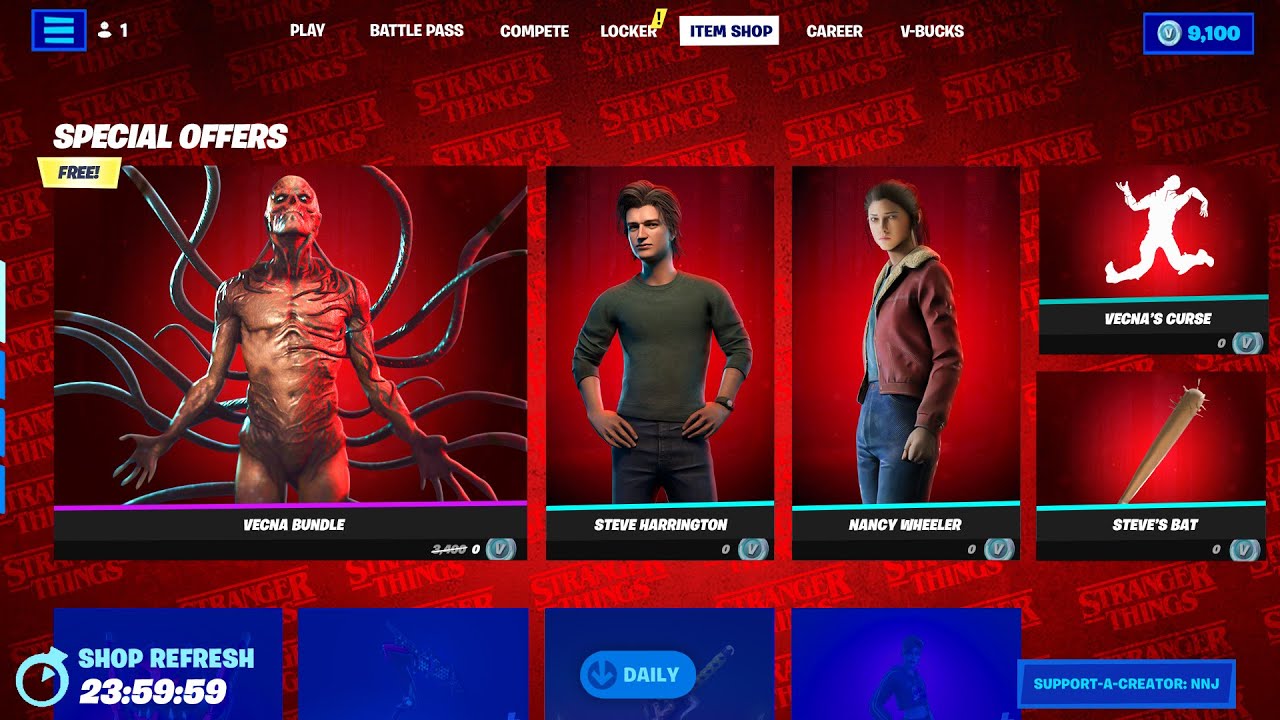You are currently viewing Get Stranger Things Eleven Skin Bundle In Fortnite
