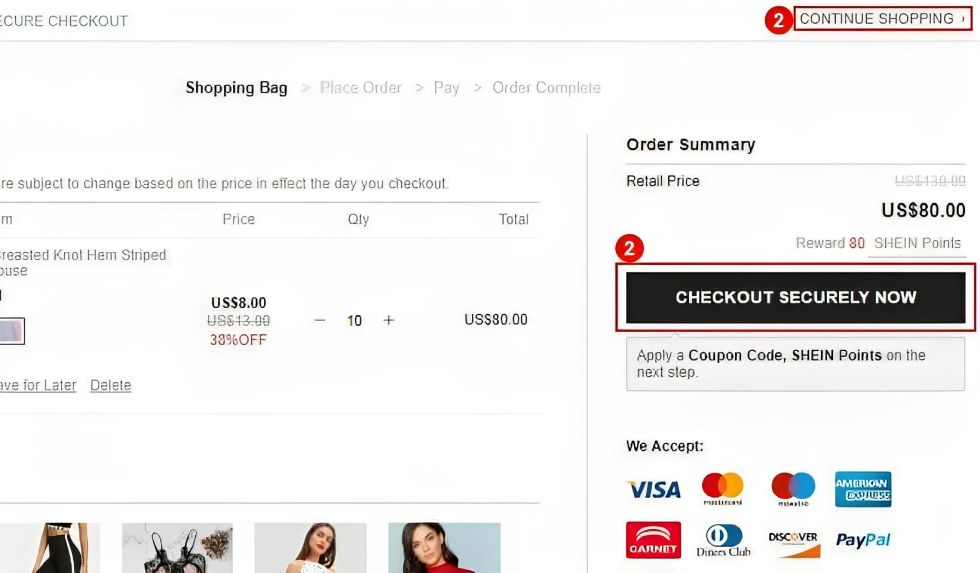 How To Order In Shein Cash On Delivery South Africa